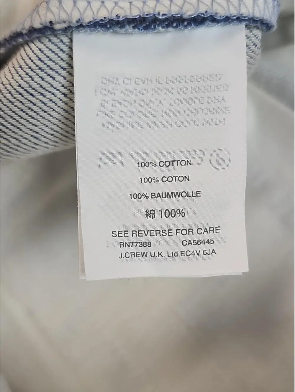 J. Crew Chino Shorts Women's 0 Blue White Color Blend 100% Cotton